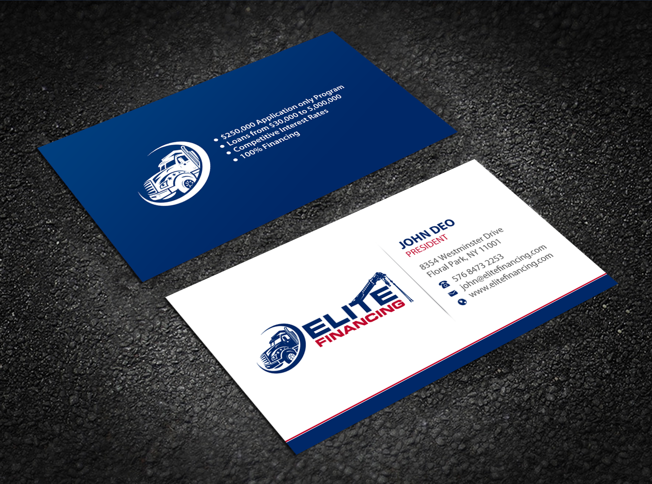 Business Card Design by Brand aid for Elite Financing LLC | Design #19941323