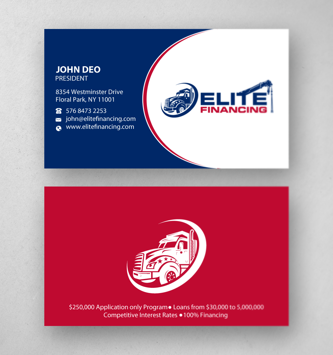 Business Card Design by Brand aid for Elite Financing LLC | Design #19943659