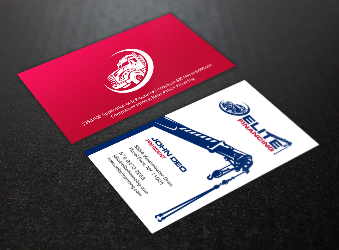Business Card Design by Brand aid for Elite Financing LLC | Design #19943660
