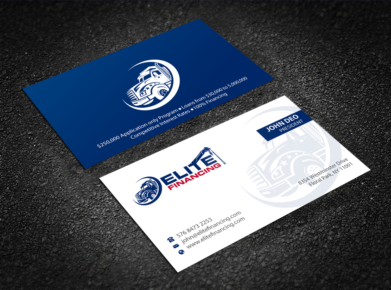 Business Card Design by Brand aid for Elite Financing LLC | Design #19943678