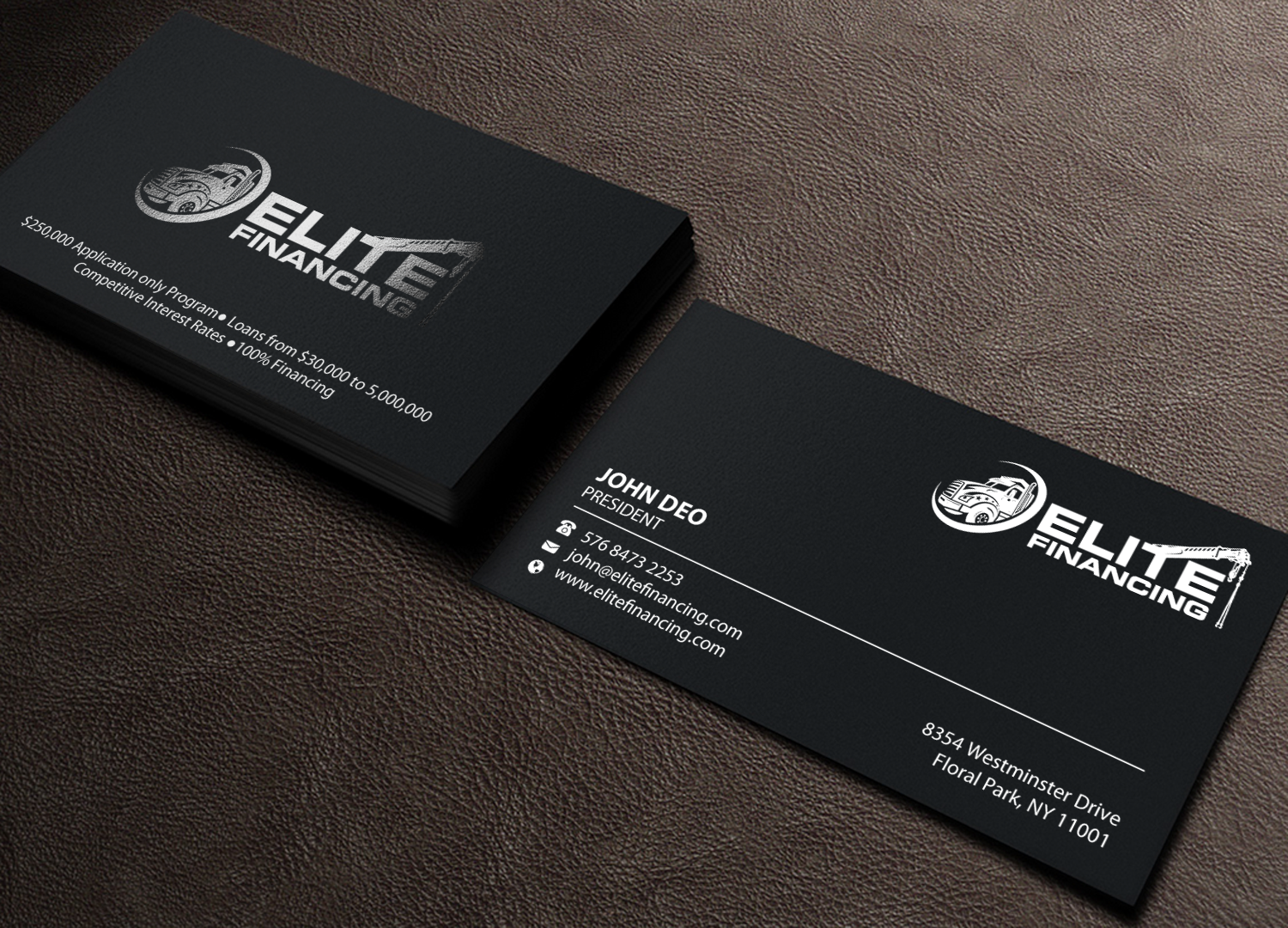 Business Card Design by Brand aid for Elite Financing LLC | Design #19943683