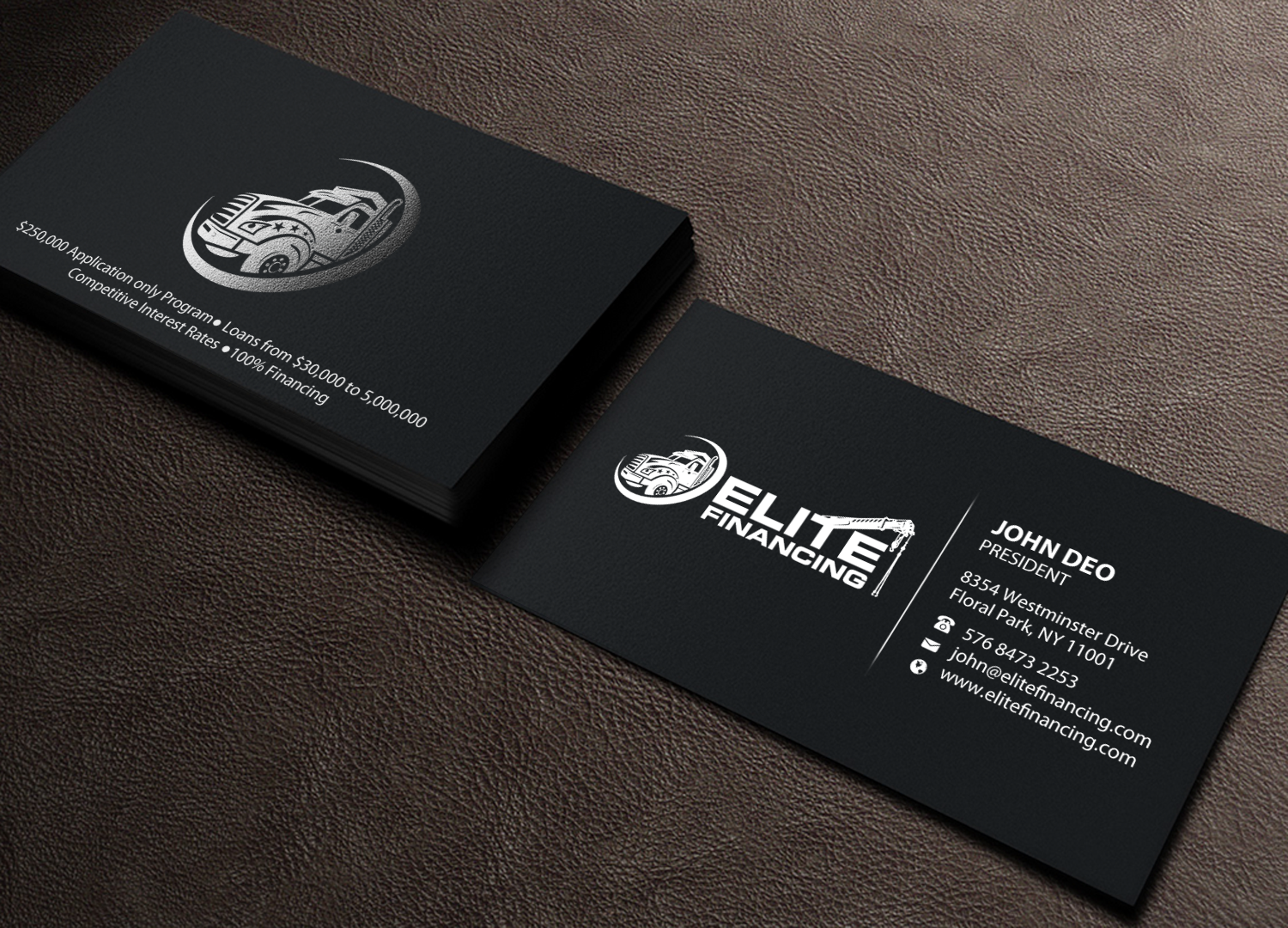 Business Card Design by Brand aid for Elite Financing LLC | Design #19943684