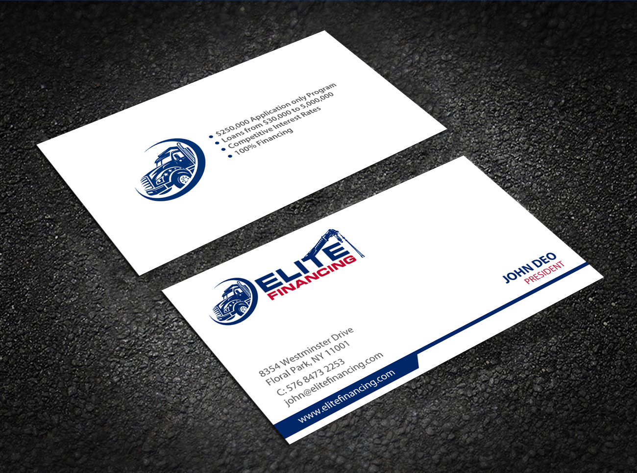Business Card Design by Brand aid for Elite Financing LLC | Design #19943697