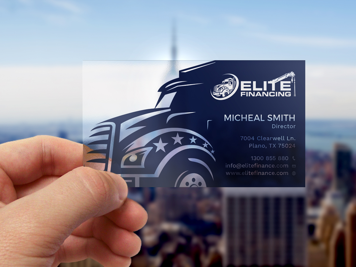 Business Card Design by Tripti Ranjan Gain for Elite Financing LLC | Design #19936374