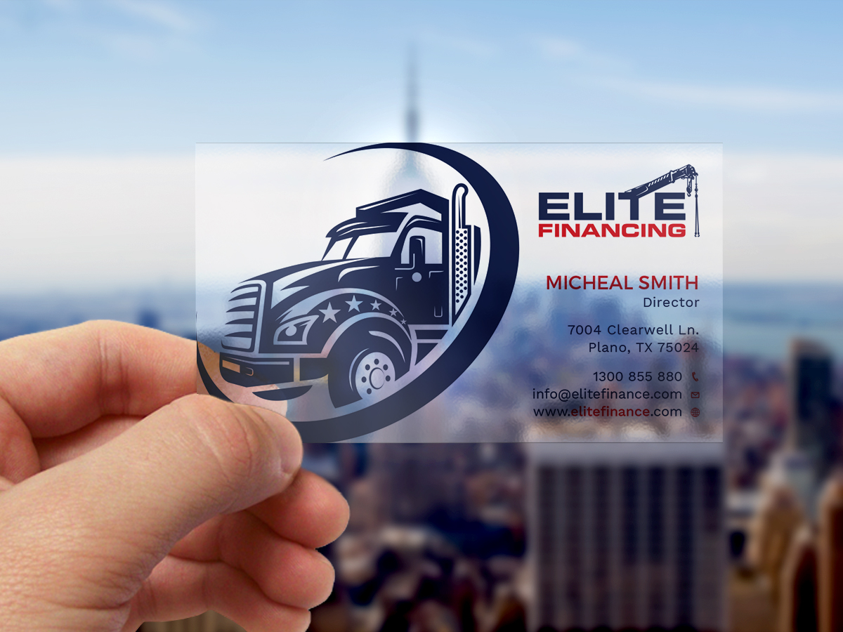 Business Card Design by Tripti Ranjan Gain for Elite Financing LLC | Design #19936377