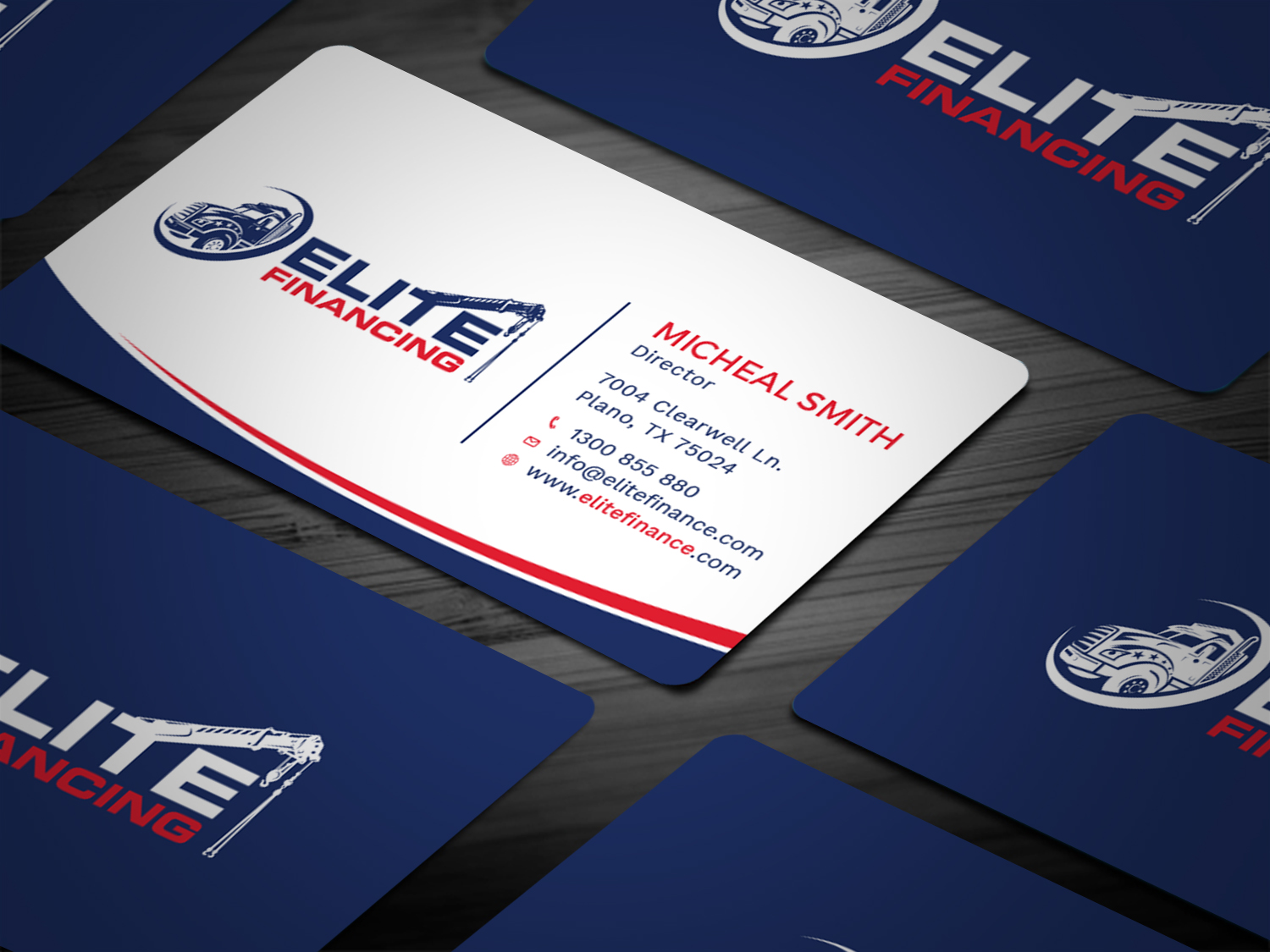 Design de Carte de Visite par Tripti Ranjan Gain pour Elite Financing LLC | Design #19936434
