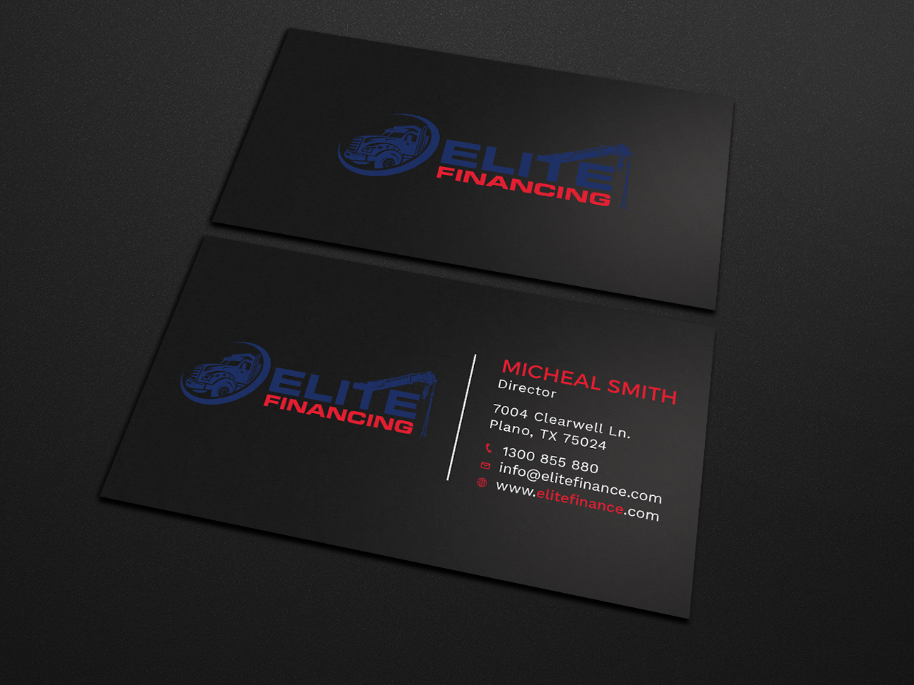 Business Card Design by Tripti Ranjan Gain for Elite Financing LLC | Design #19936484