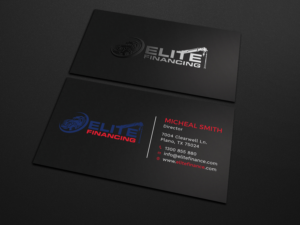 Business Card Design by Tripti Ranjan Gain for Elite Financing LLC | Design: #19936485