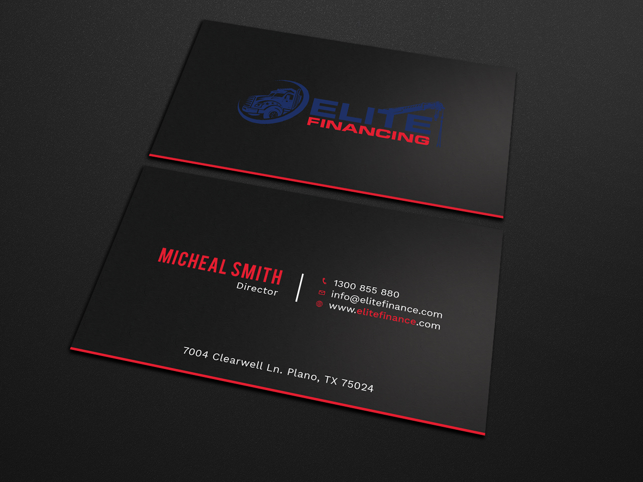 Design de Carte de Visite par Tripti Ranjan Gain pour Elite Financing LLC | Design #19936486