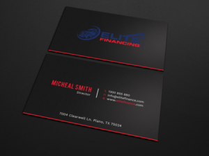 Business Card Design by Tripti Ranjan Gain for Elite Financing LLC | Design: #19936486