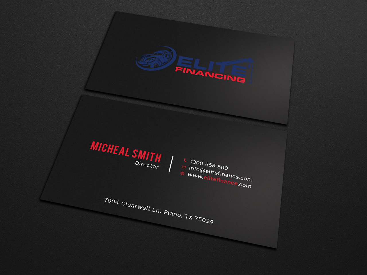 Design de Carte de Visite par Tripti Ranjan Gain pour Elite Financing LLC | Design #19936488