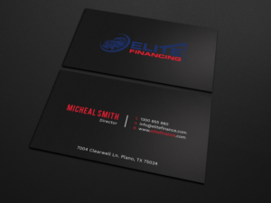Business Card Design by Tripti Ranjan Gain for Elite Financing LLC | Design: #19936488