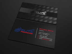 Diseño de Tarjeta de Presentación por Tripti Ranjan Gain para Elite Financing LLC | Diseño: #19936499