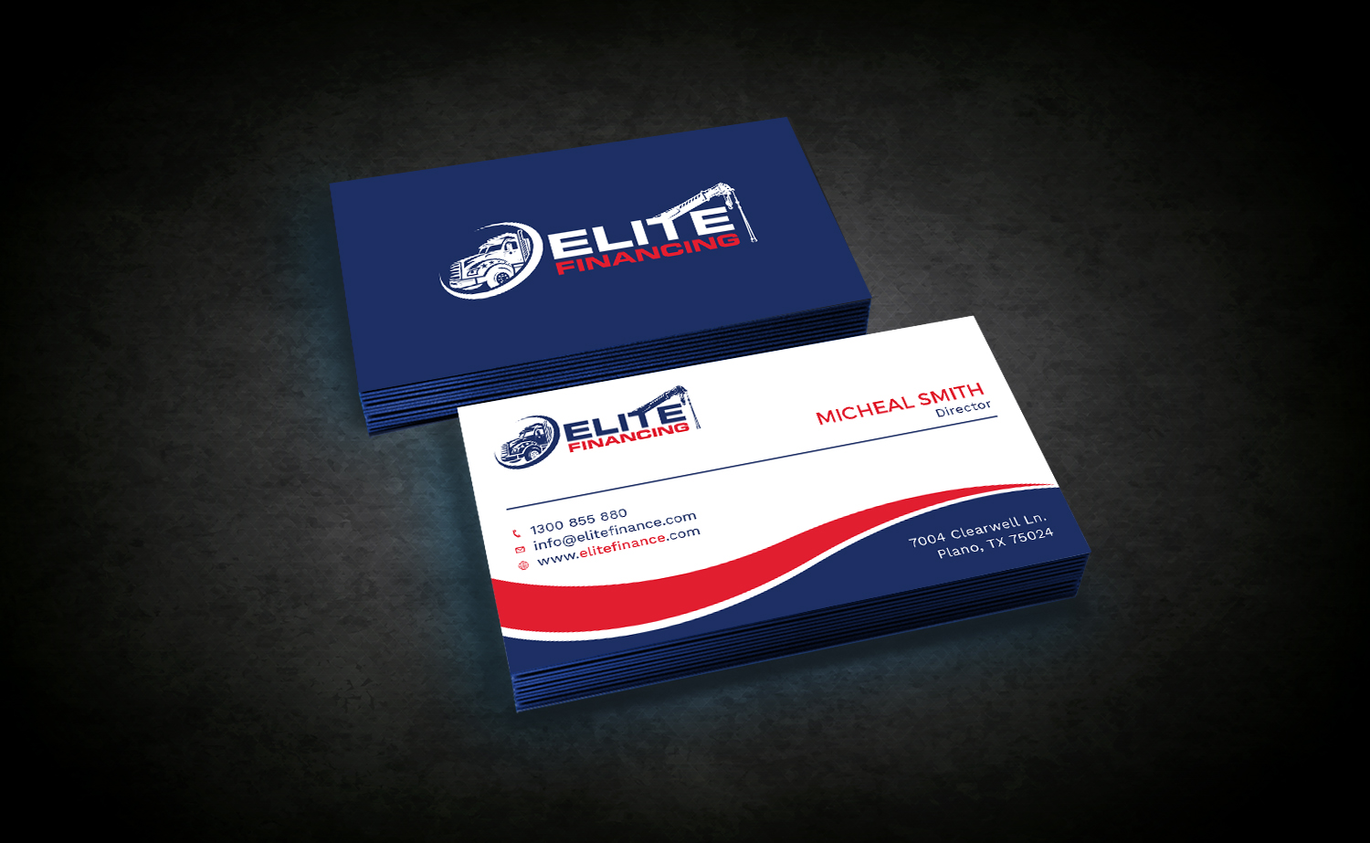 Design de Carte de Visite par Tripti Ranjan Gain pour Elite Financing LLC | Design #19936521