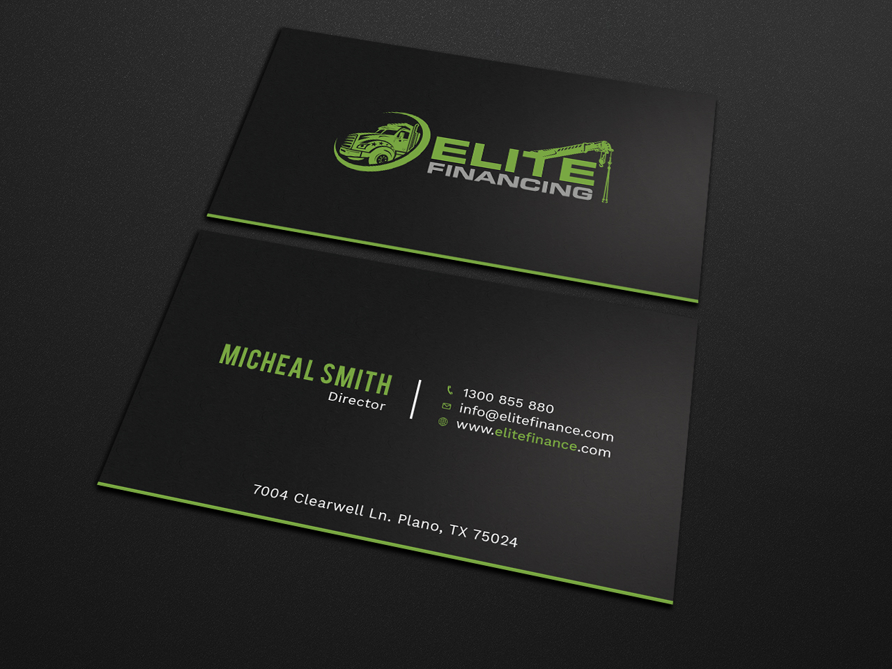 Diseño de Tarjeta de Presentación por Tripti Ranjan Gain para Elite Financing LLC | Diseño #19939722