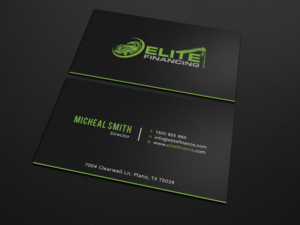 Diseño de Tarjeta de Presentación por Tripti Ranjan Gain para Elite Financing LLC | Diseño: #19939722