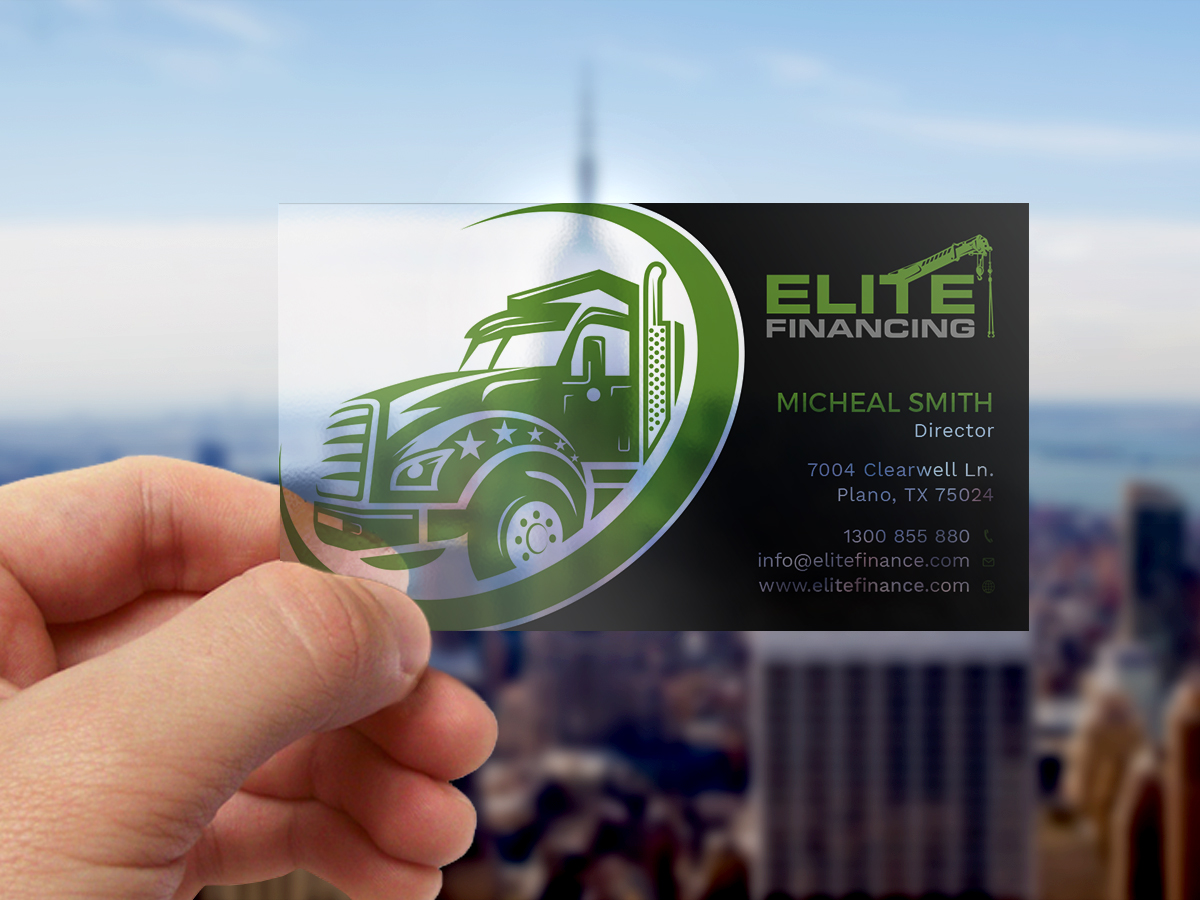 Business Card Design by Tripti Ranjan Gain for Elite Financing LLC | Design #19939725