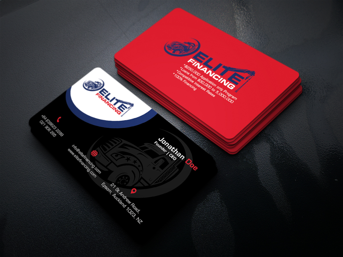 Design de Carte de Visite par Moumita_ pour Elite Financing LLC | Design #19973473