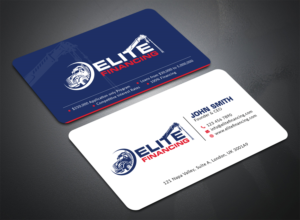 Business Card Design by Bold Pixels for Elite Financing LLC | Design: #19949983