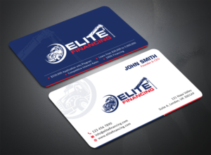 Business Card Design by Bold Pixels for Elite Financing LLC | Design: #19950472