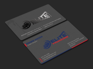 Business Card Design by Bold Pixels for Elite Financing LLC | Design: #19961230