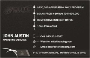 Business Card Design by Pentacle CodeCanvas for Elite Financing LLC | Design: #19924316
