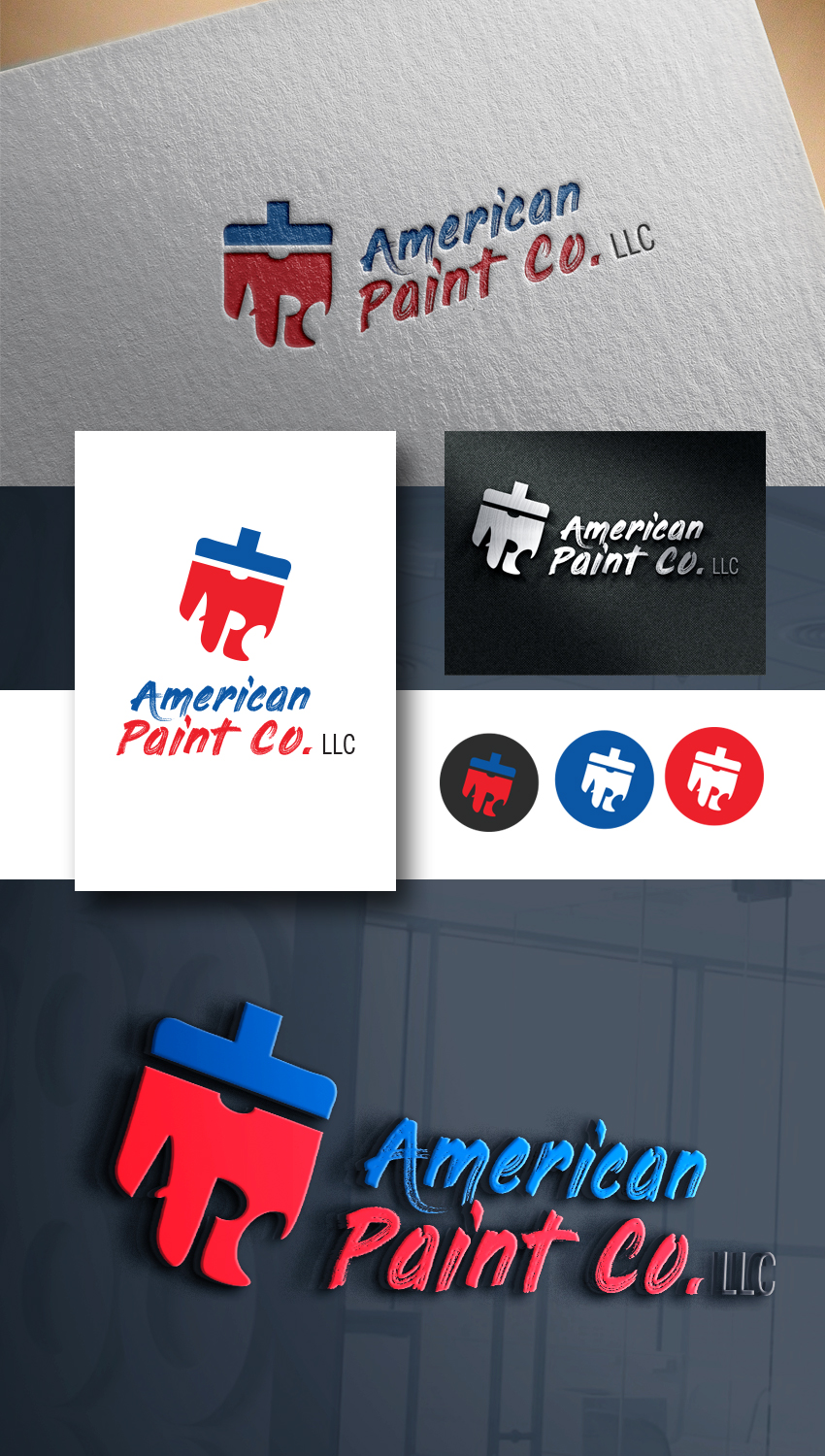 Logo Design by uk for American Paint Co. | Design #19915190
