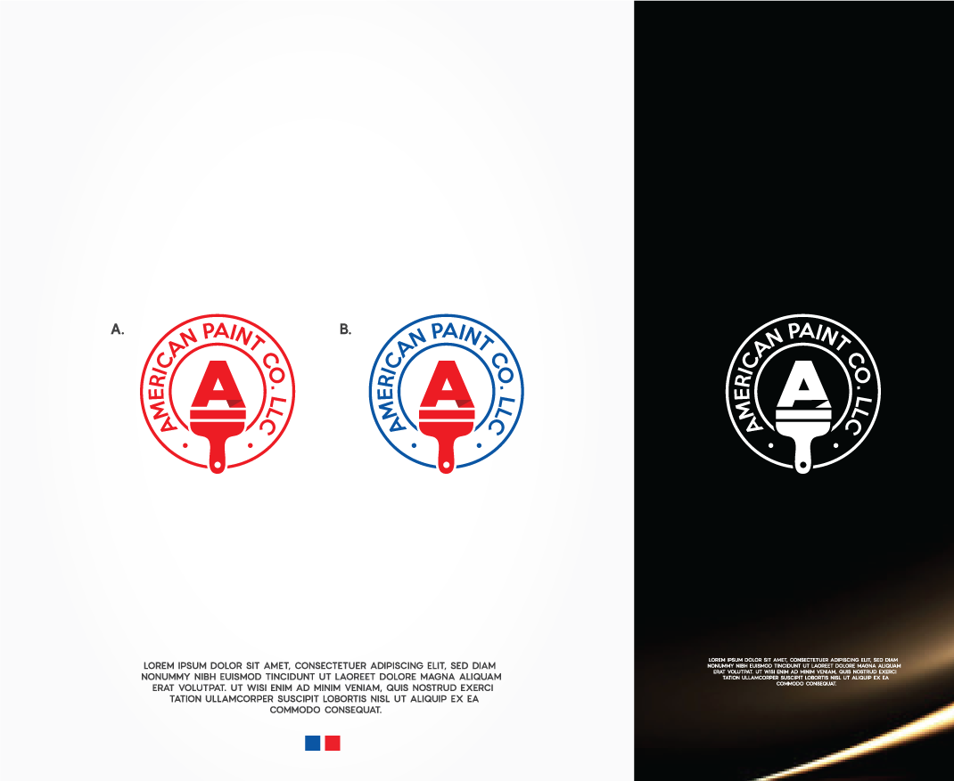 Logo Design by Shigh5 for American Paint Co. | Design #19914985