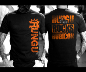 Badass off-road electric vehicle achievement | T-shirt Design by O_O NIZAL O_O