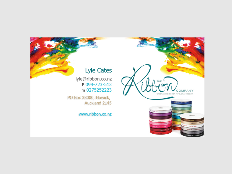 Business Card Design by sahank for The Ribbon Company | Design #2963109