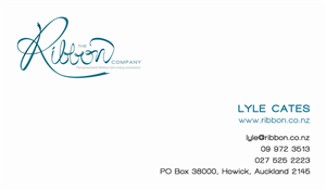 Business Card Design by MFERN for The Ribbon Company | Design: #2971073