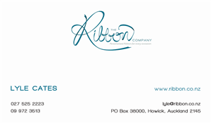 Business Card Design by MFERN for The Ribbon Company | Design: #2971118