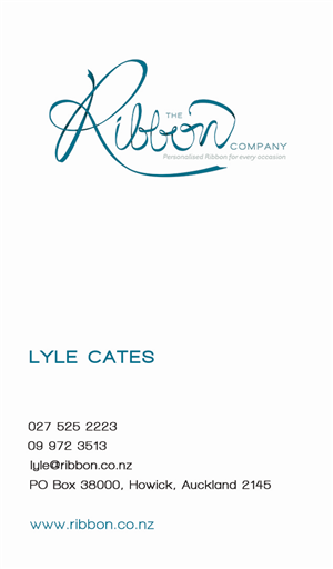 Business Card Design by MFERN for The Ribbon Company | Design: #2971121