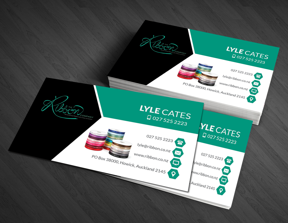 Design de Carte de Visite par  Artman pour The Ribbon Company | Design #2967576