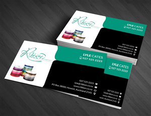 Design de Carte de Visite par  Artman pour The Ribbon Company | Design : #2967583