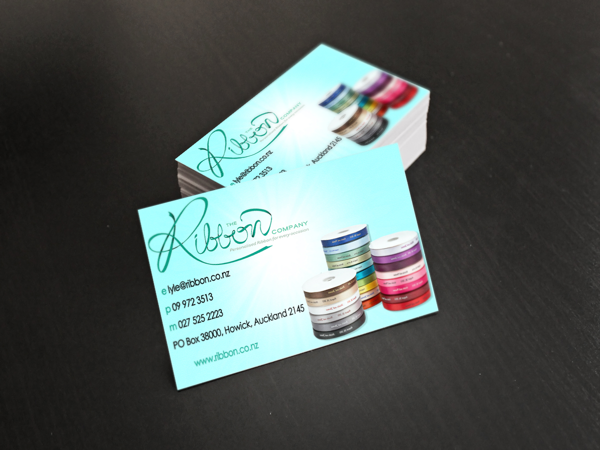 Design de Carte de Visite par Fire pour The Ribbon Company | Design #2949913
