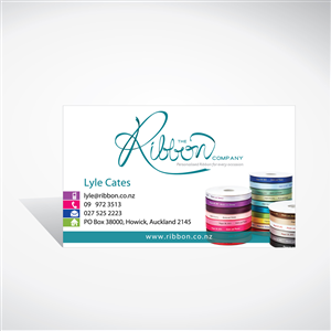 Design de Carte de Visite par tuan1968 pour The Ribbon Company | Design : #2931181