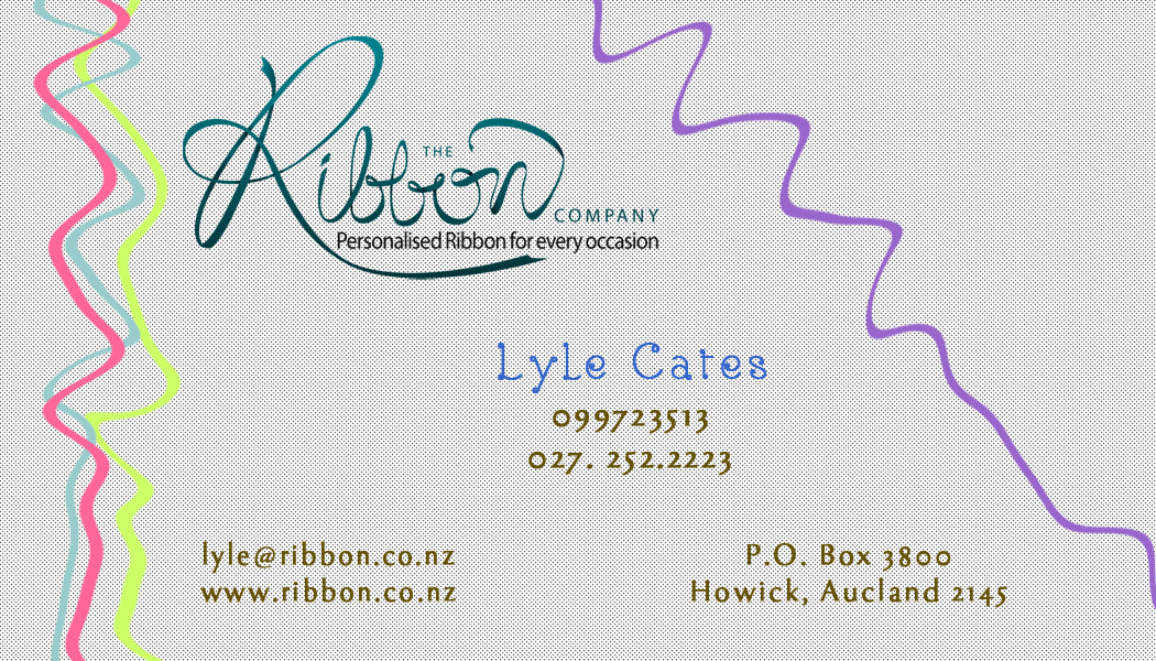 Business Card Design by Venus L. Penaflor for The Ribbon Company | Design #2911352