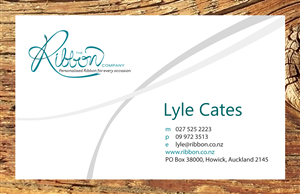 Business Card Design by abizimov for The Ribbon Company | Design #2911553