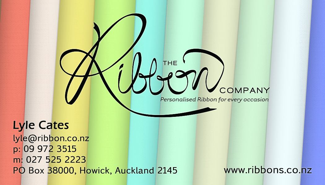 Business Card Design by Black Oak Creative for The Ribbon Company | Design #2911700