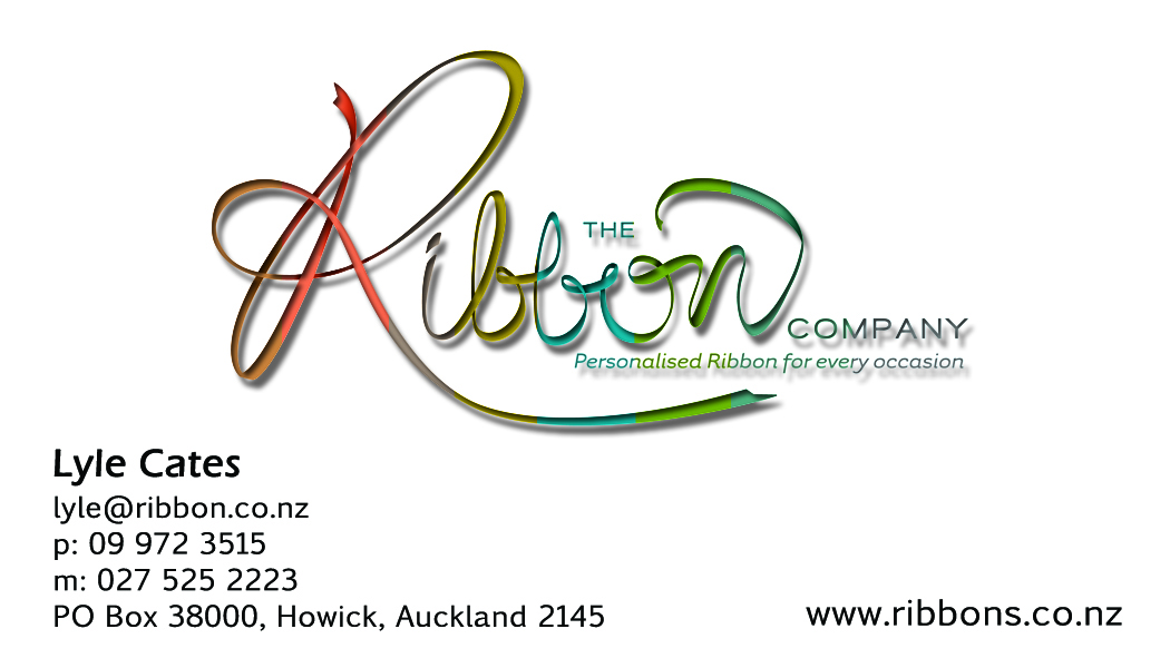 Business Card Design by Black Oak Creative for The Ribbon Company | Design #2911704