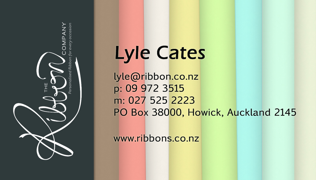 Business Card Design by Black Oak Creative for The Ribbon Company | Design #2911709