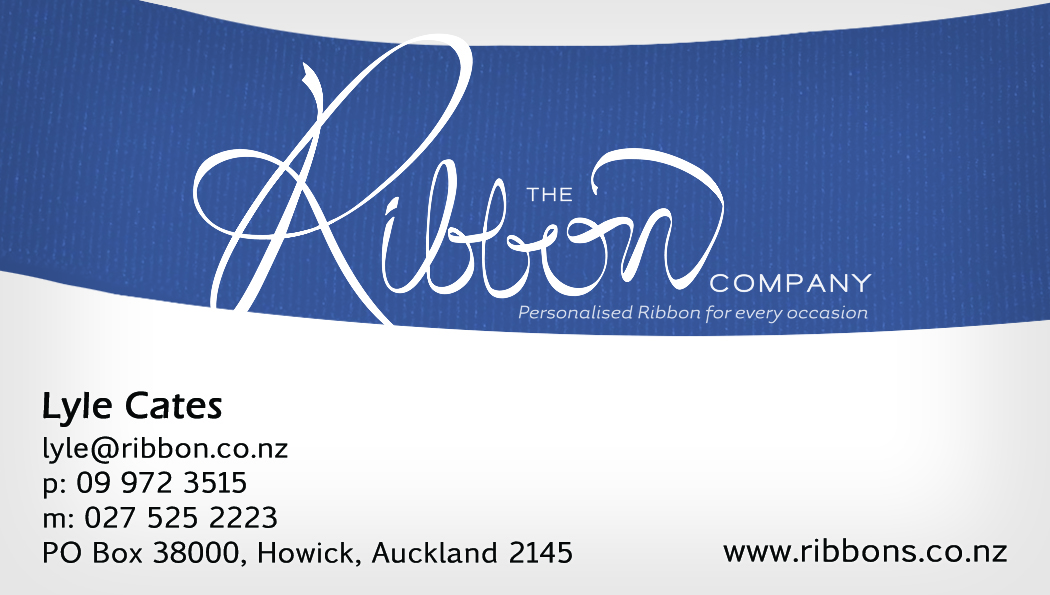 Business Card Design by Black Oak Creative for The Ribbon Company | Design #2911711