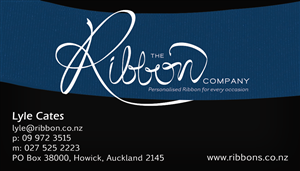 Business Card Design by Black Oak Creative for The Ribbon Company | Design: #2911712