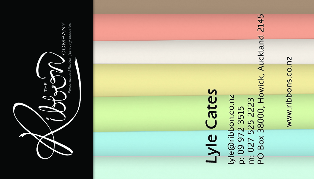 Business Card Design by Black Oak Creative for The Ribbon Company | Design #2911715