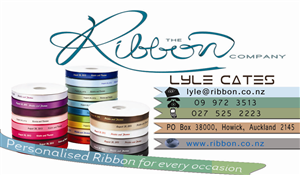 Business Card Design by catianci for The Ribbon Company | Design #2948858