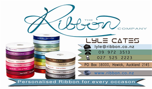 Business Card Design by catianci for The Ribbon Company | Design: #2948928