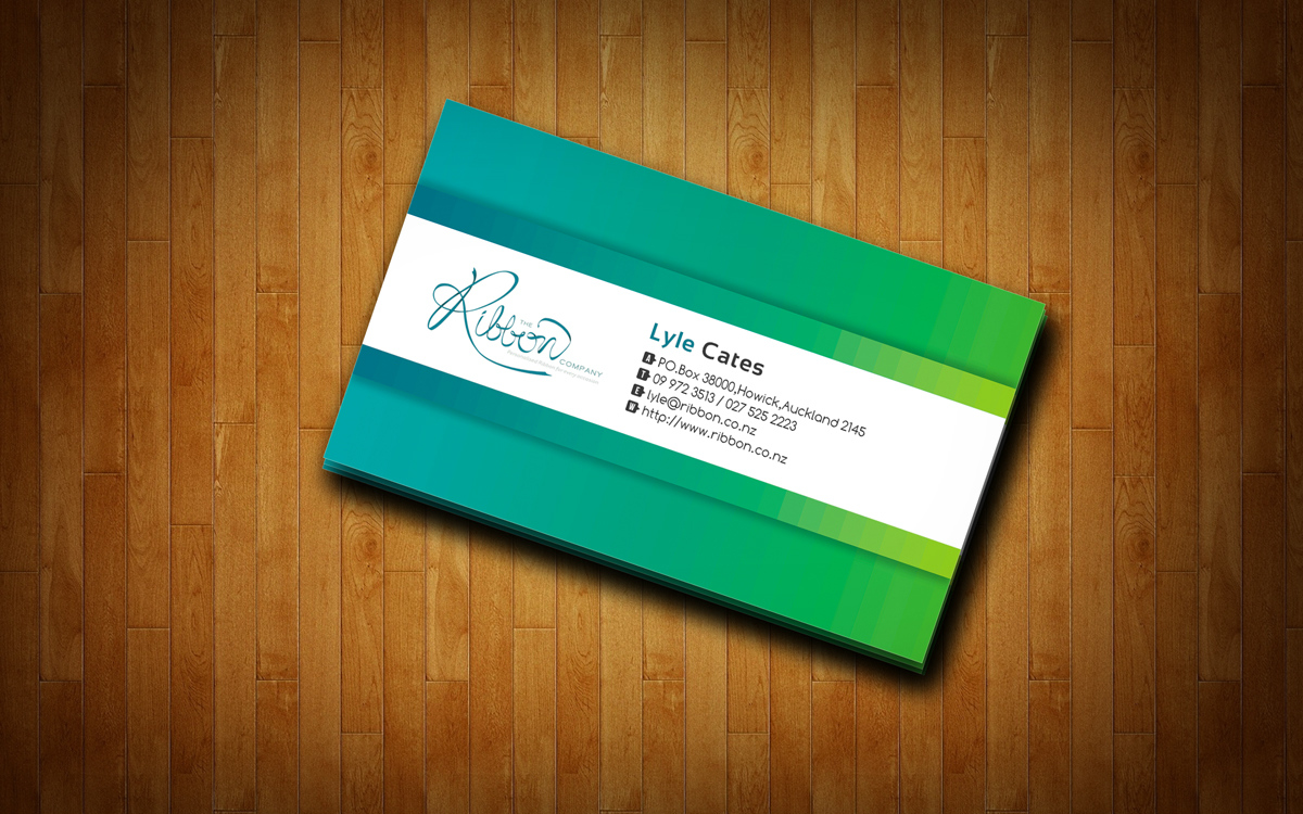 Business Card Design by SyncFuse™ Solutions for The Ribbon Company | Design #2938007