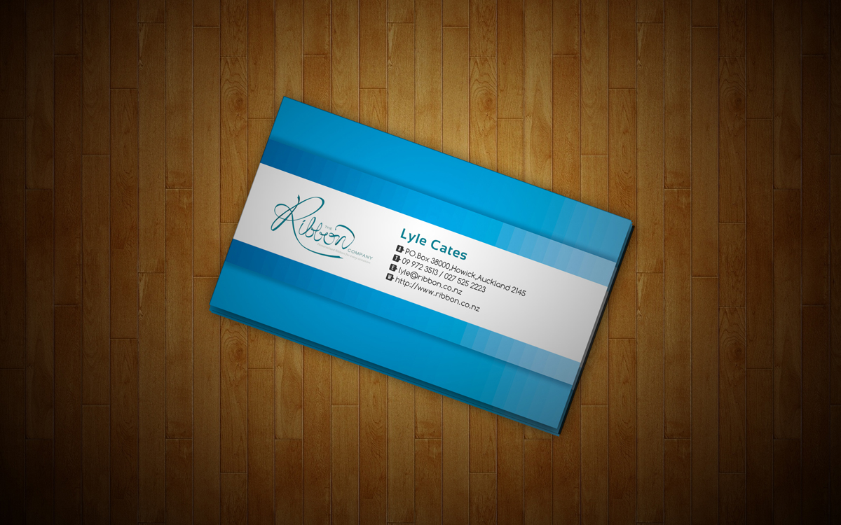 Design de Carte de Visite par SyncFuse™ Solutions pour The Ribbon Company | Design #2945079