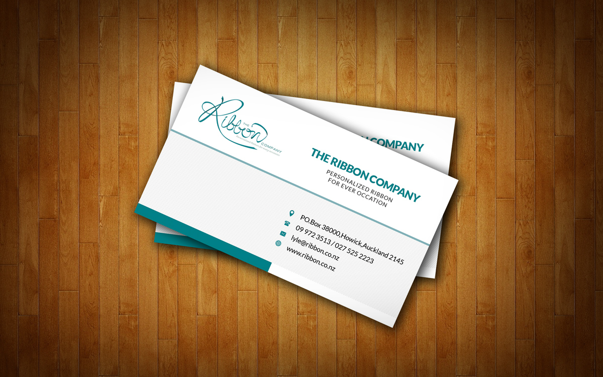 Design de Carte de Visite par SyncFuse™ Solutions pour The Ribbon Company | Design #2962284